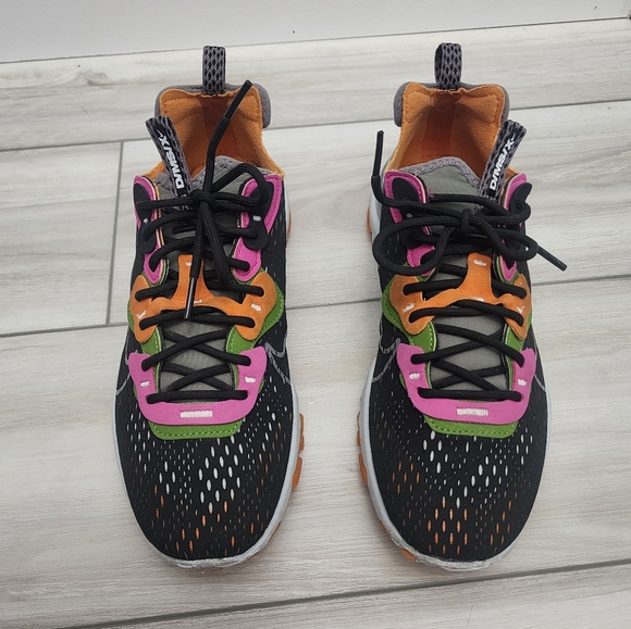 Men\'s Nike size 8 React Vision Orange Fushsia Used main image 5